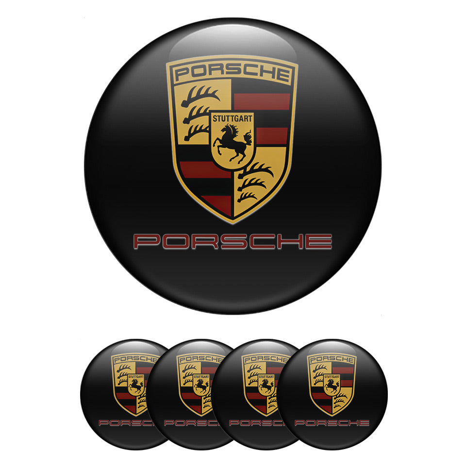 PORSCHE Domed Stickers Collection