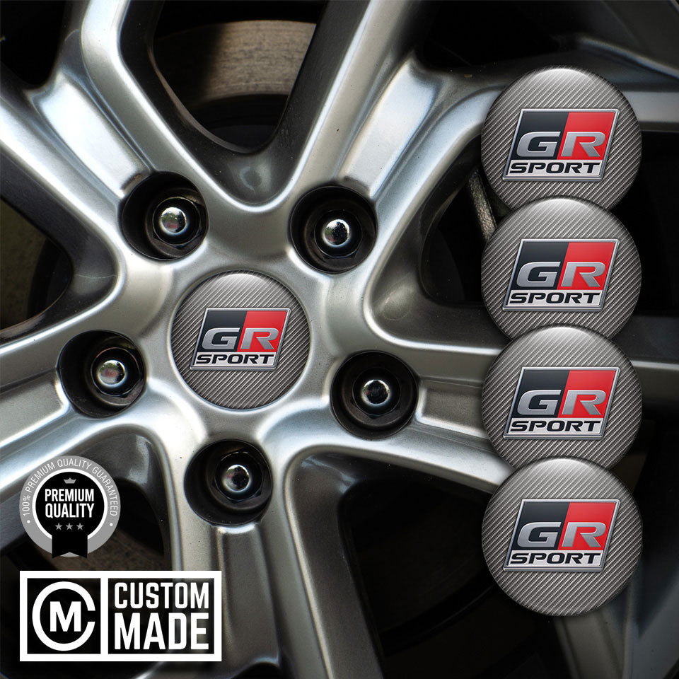 TOYOTA GR Silicone Stickers for Wheel Center Caps