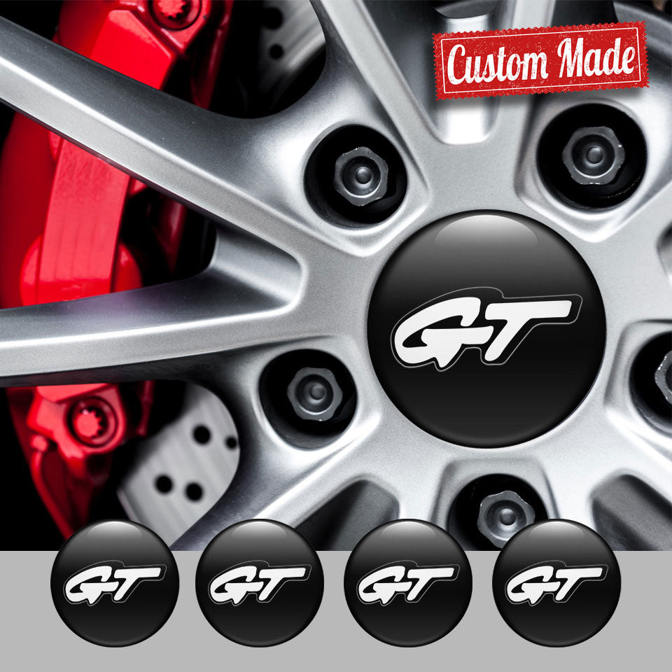 GT Silicone Stickers for Wheel Center Caps