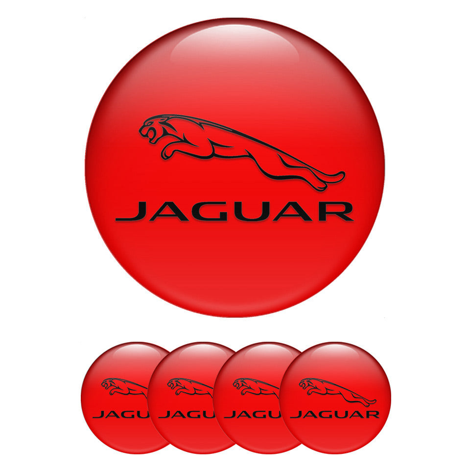 JAGUAR Domed Emblems for Center Caps