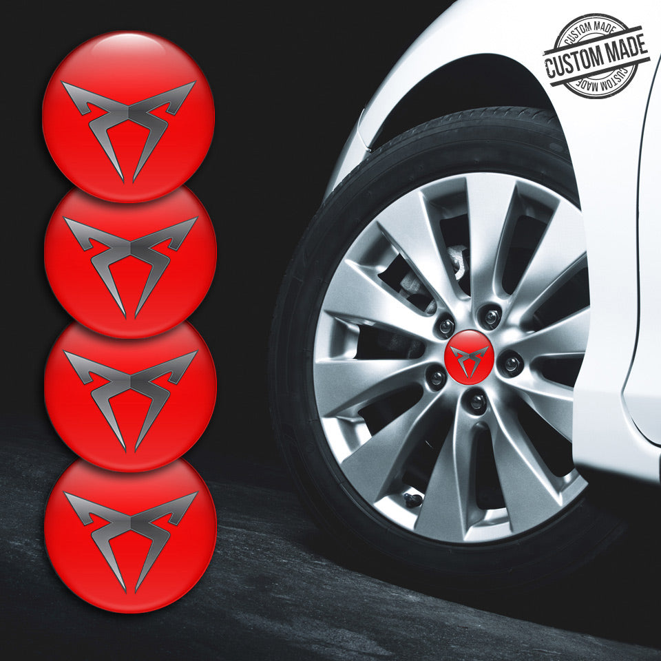 SEAT CUPRA Domed Emblems for Center Caps