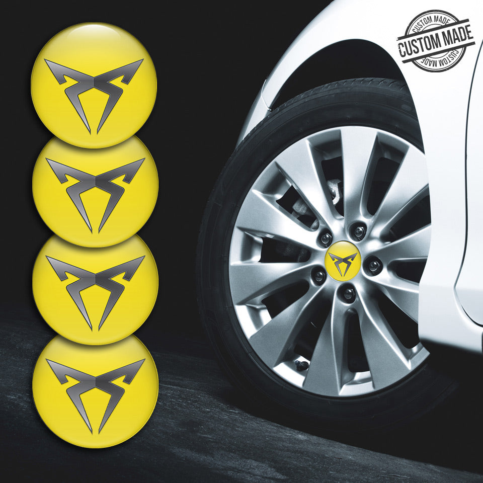 SEAT CUPRA Silicone Stickers for Wheel Center Caps