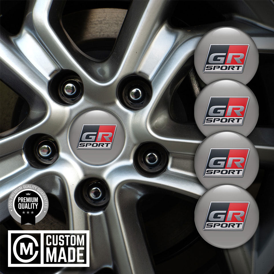 TOYOTA GR Silicone Stickers for Wheel Center Caps