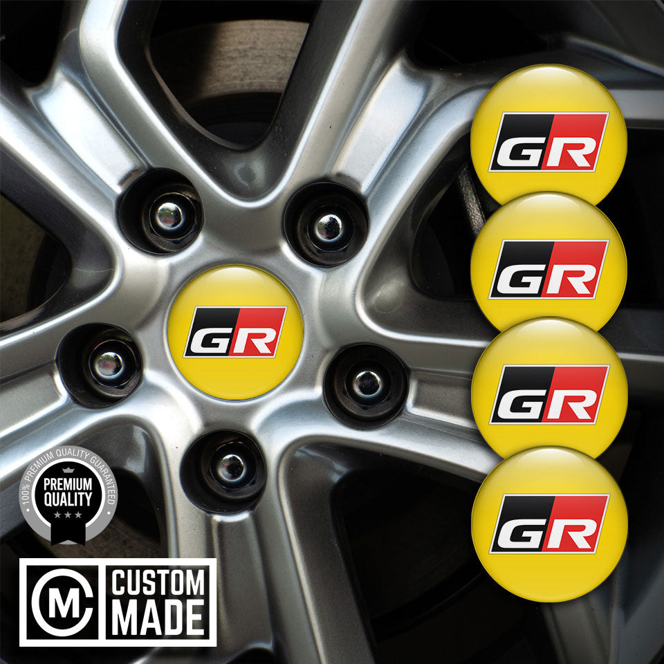 TOYOTA GR Silicone Stickers for Wheel Center Caps