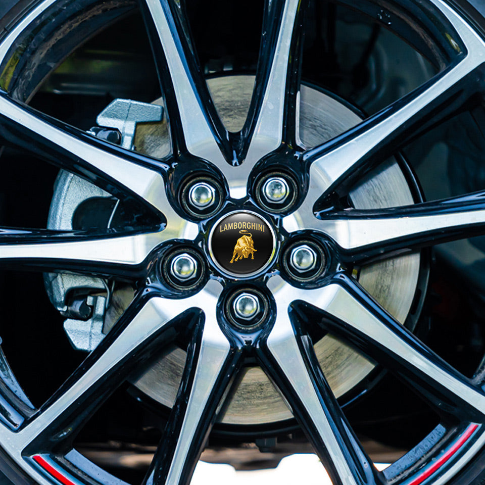 LAMBORGHINI Domed Emblems for Center Caps