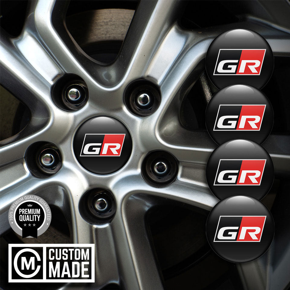 TOYOTA GR Silicone Stickers for Wheel Center Caps