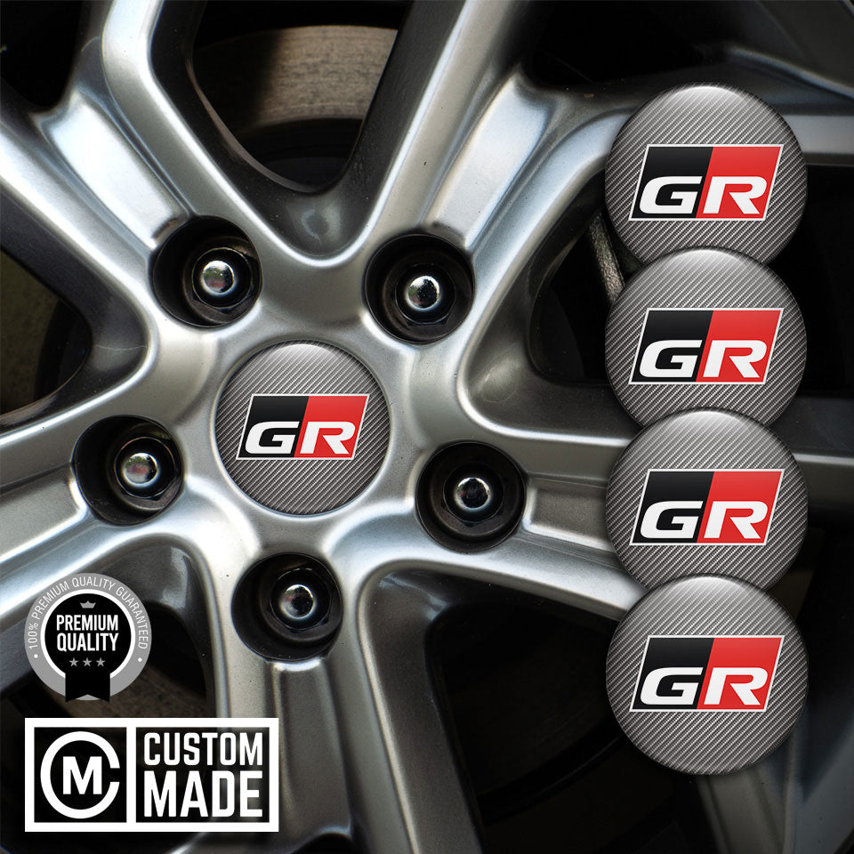 TOYOTA GR Emblems for Wheel Center Caps