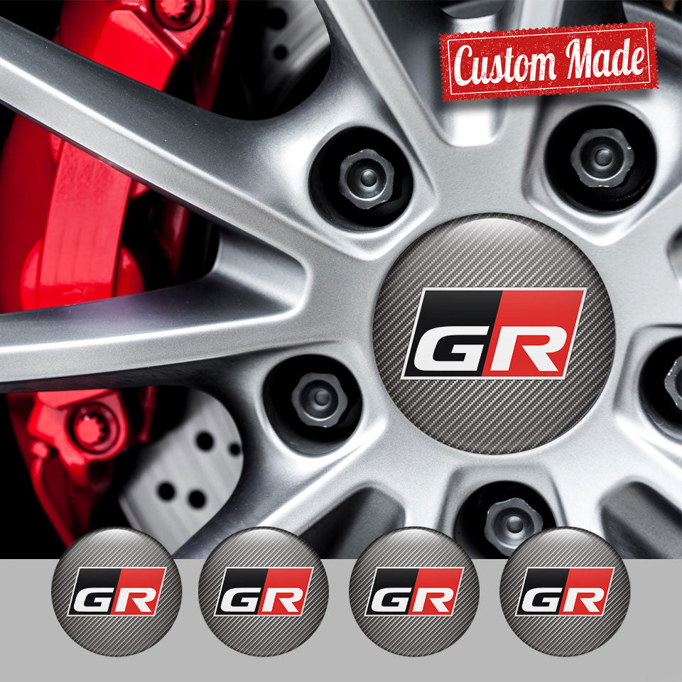 TOYOTA GR Emblems for Wheel Center Caps