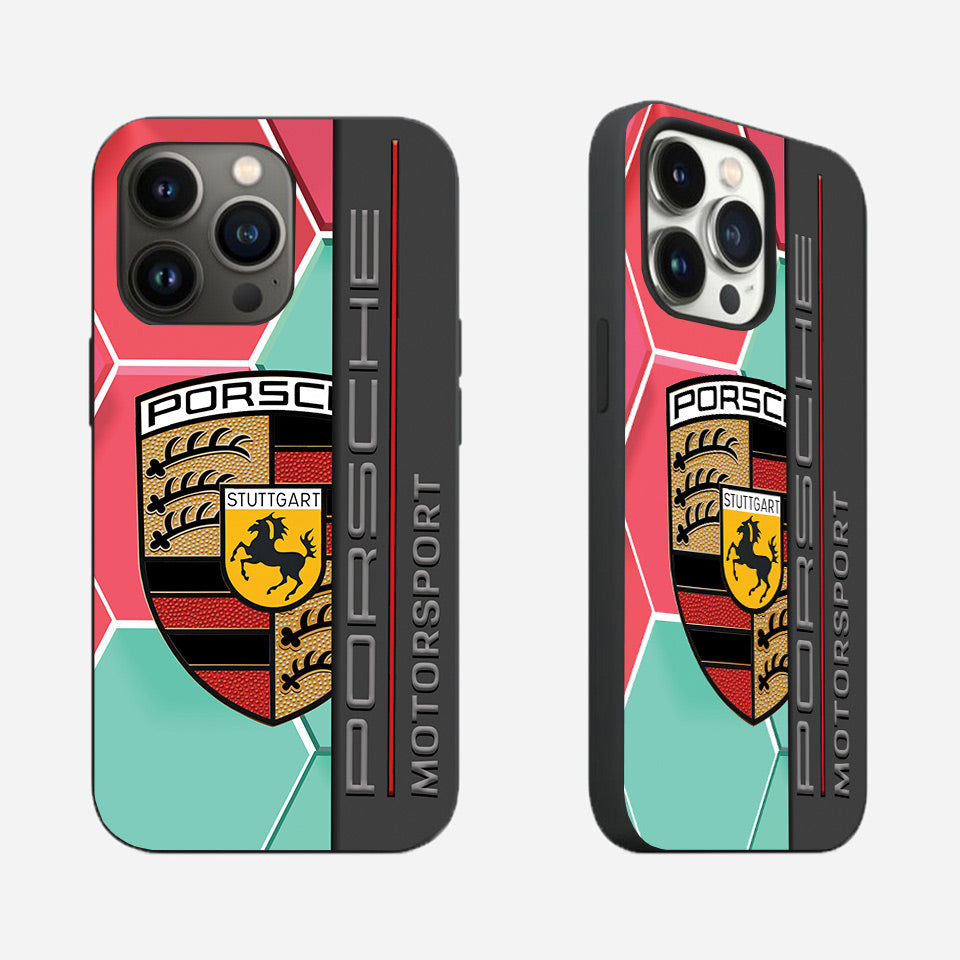 🔴 Porsche Sport Series iPhone Case – Official-Inspired Premium Print