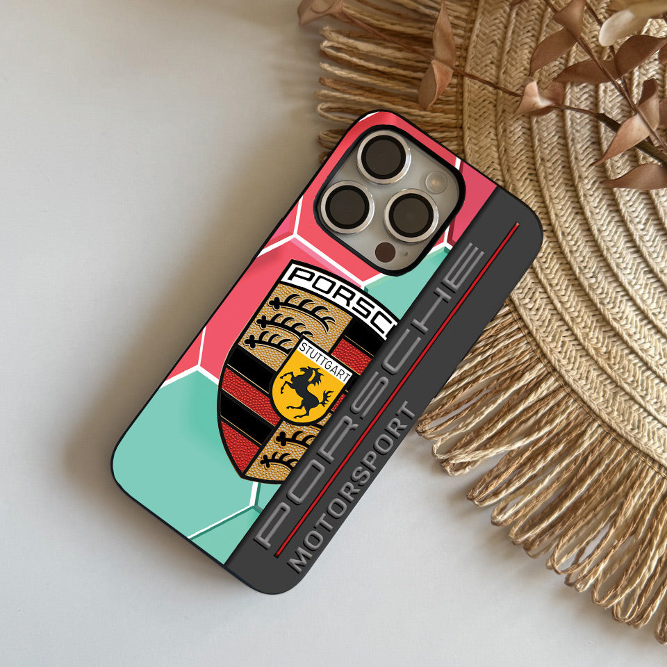 🔴 Porsche Sport Series iPhone Case – Official-Inspired Premium Print