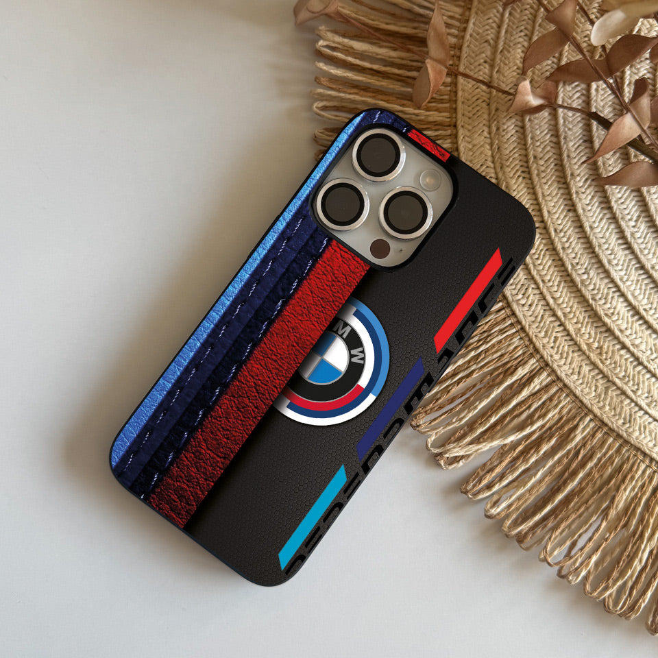 ⚡️ BMW Carbon Fiber iPhone Case – Lightweight, Durable & Sporty