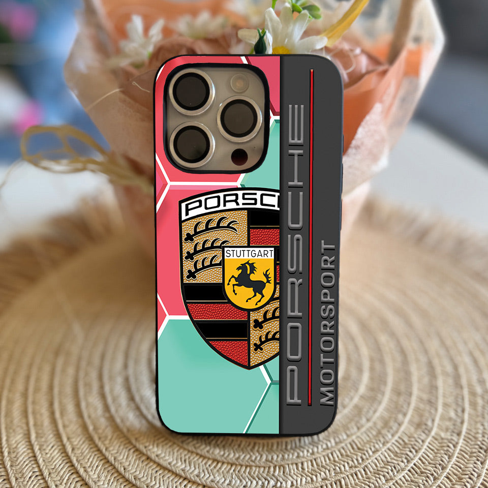 🔴 Porsche Sport Series iPhone Case – Official-Inspired Premium Print