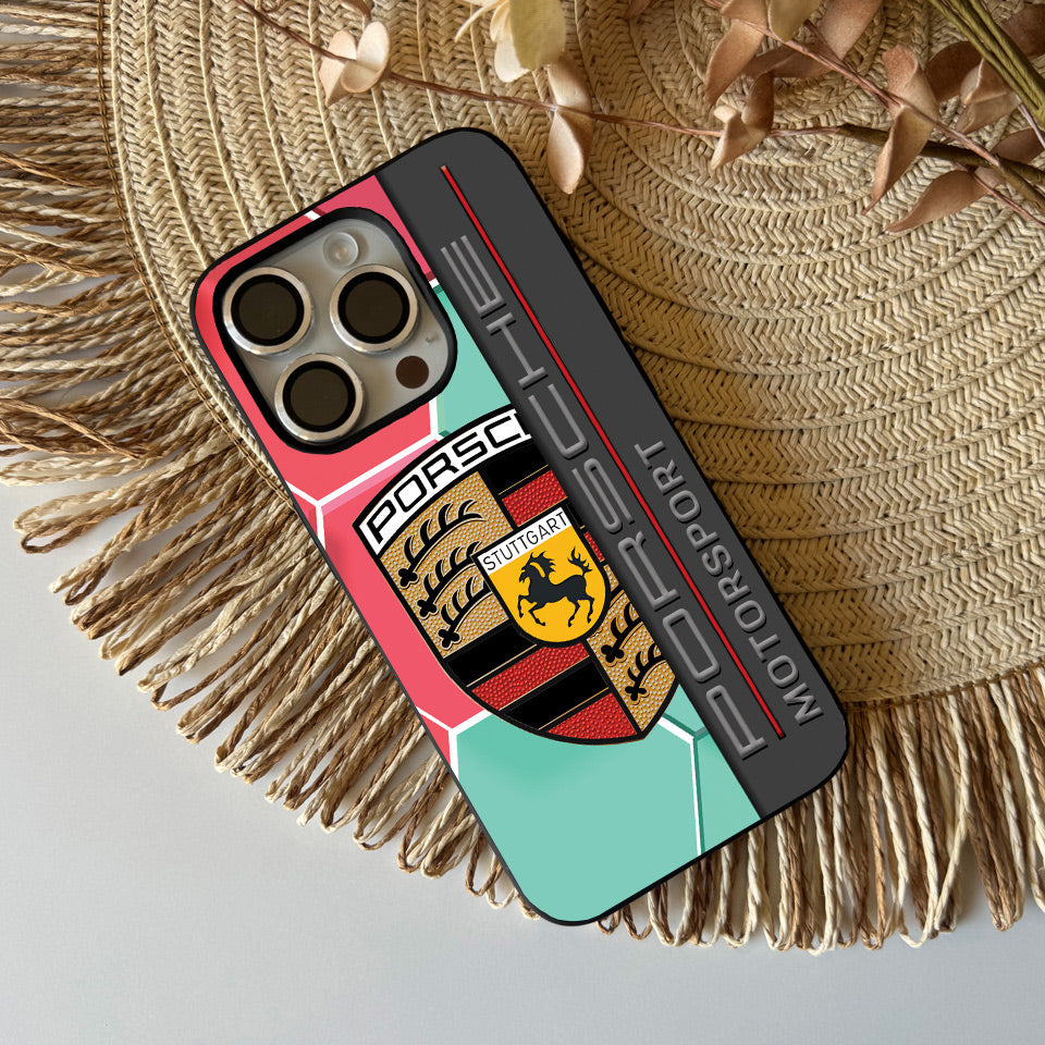 🔴 Porsche Sport Series iPhone Case – Official-Inspired Premium Print