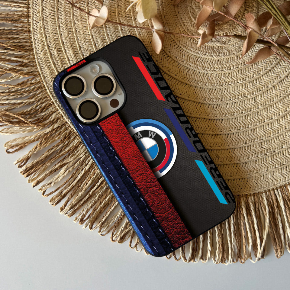 ⚡️ BMW Carbon Fiber iPhone Case – Lightweight, Durable & Sporty