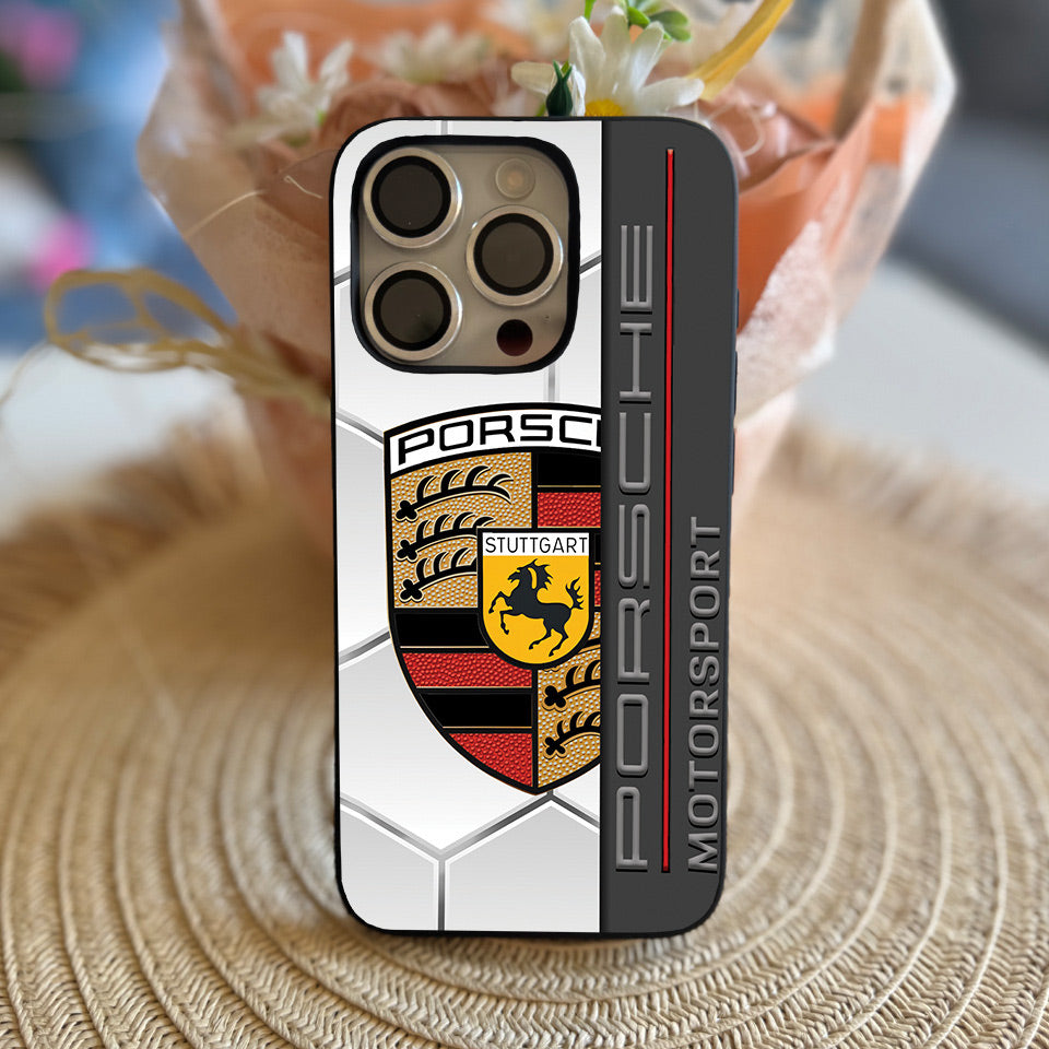 💨 Porsche Performance iPhone Case – Classic Design, Maximum Durability