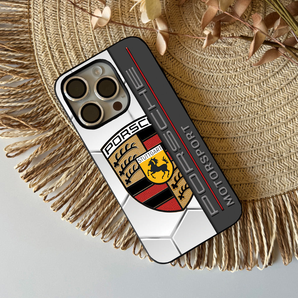 💨 Porsche Performance iPhone Case – Classic Design, Maximum Durability