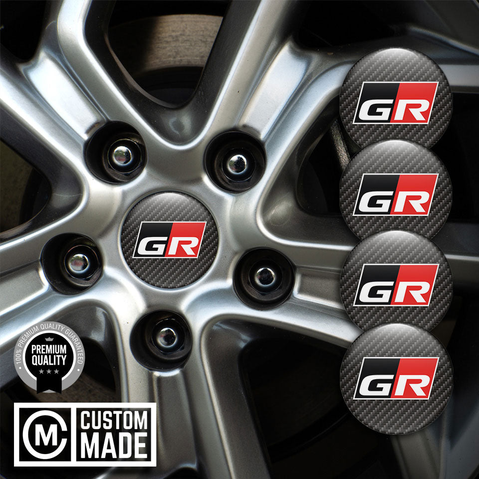 TOYOTA GR Silicone Stickers for Wheel Center Caps