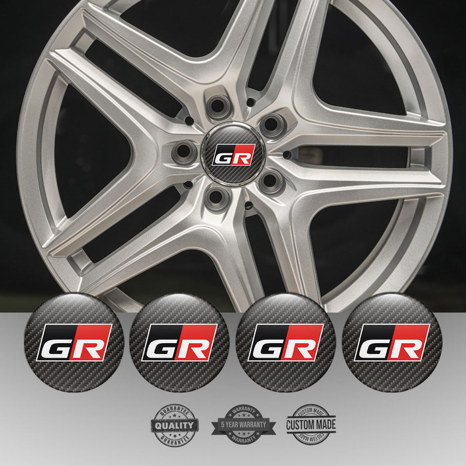 TOYOTA GR Silicone Stickers for Wheel Center Caps