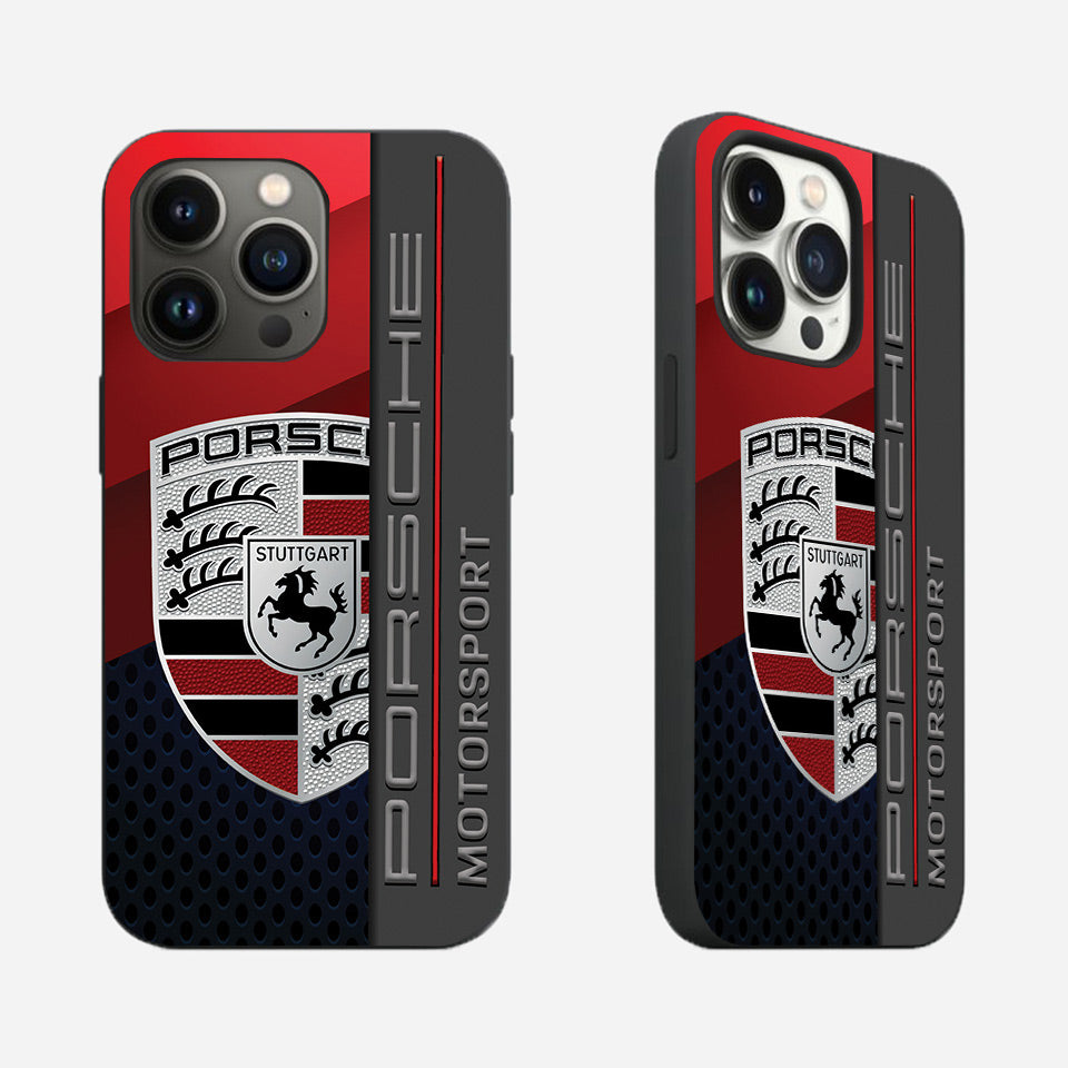 🏆 Porsche Prestige iPhone Case – Premium Grip & Sleek Motorsport Style