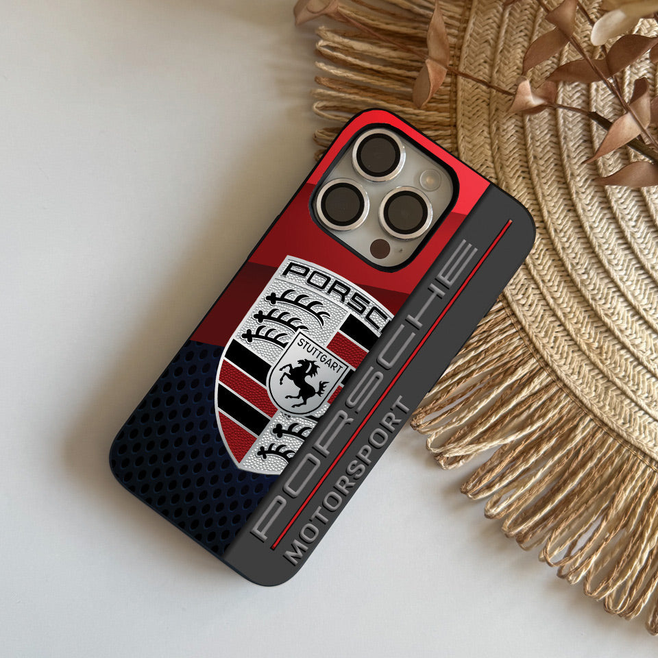 🏆 Porsche Prestige iPhone Case – Premium Grip & Sleek Motorsport Style