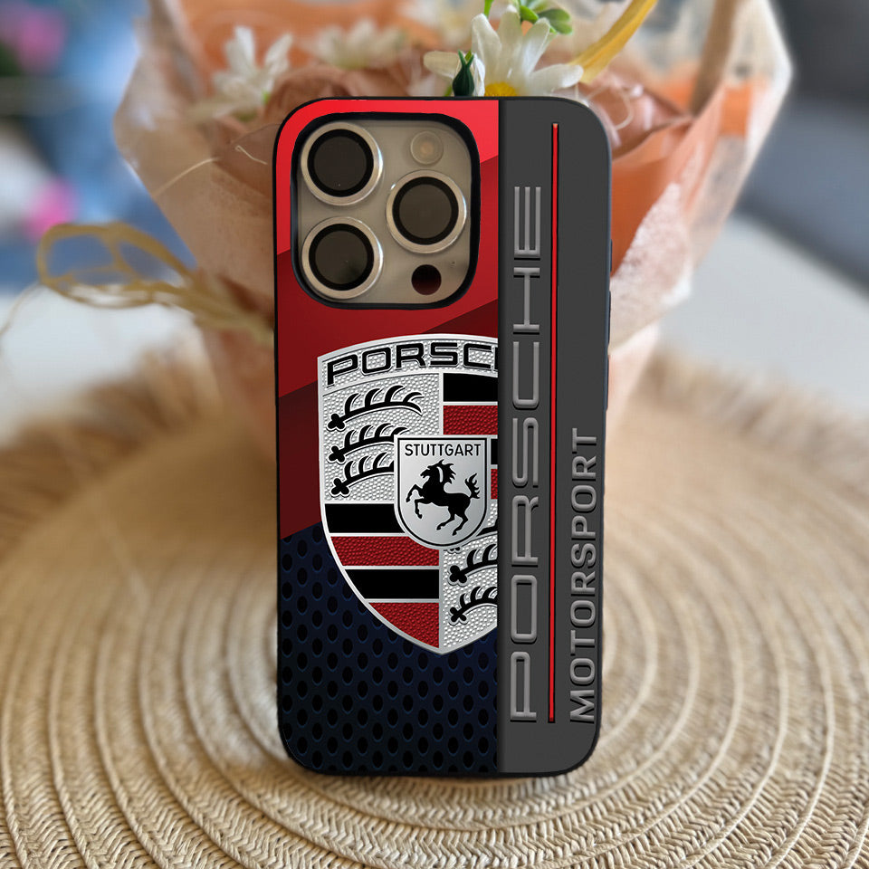 🏆 Porsche Prestige iPhone Case – Premium Grip & Sleek Motorsport Style