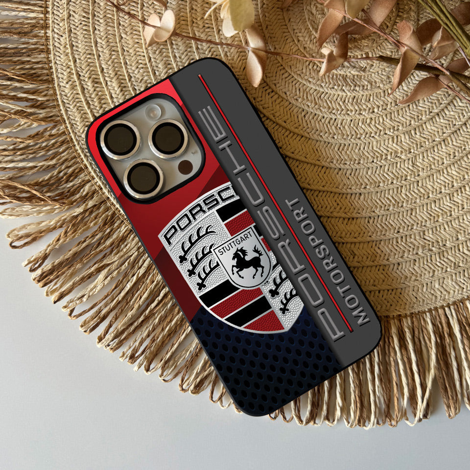 🏆 Porsche Prestige iPhone Case – Premium Grip & Sleek Motorsport Style