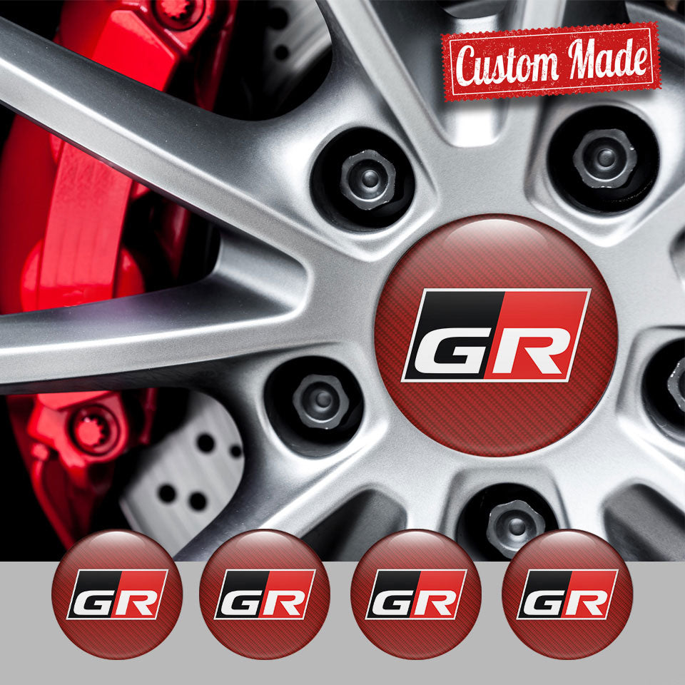 TOYOTA GR Emblems for Wheel Center Caps