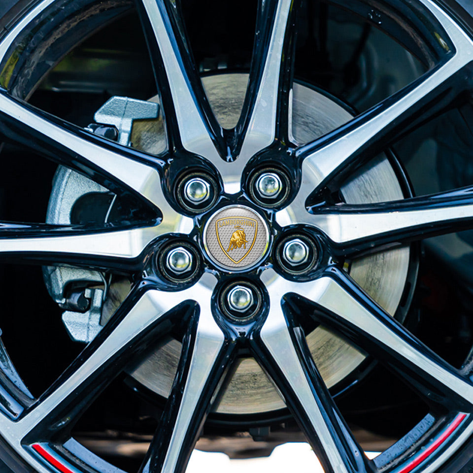 LAMBORGHINI Domed Emblems for Center Caps