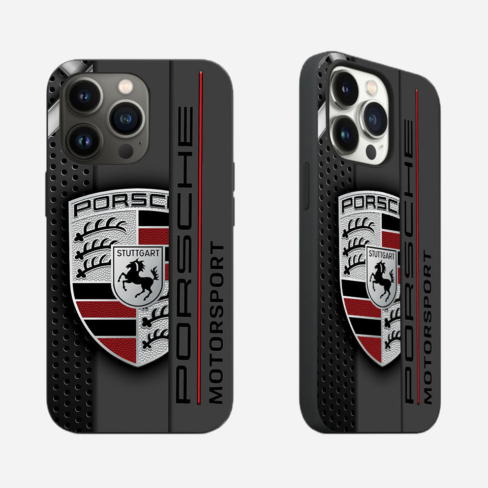 🛡 Shockproof Porsche iPhone Case – Extra Grip & Scratch Resistance