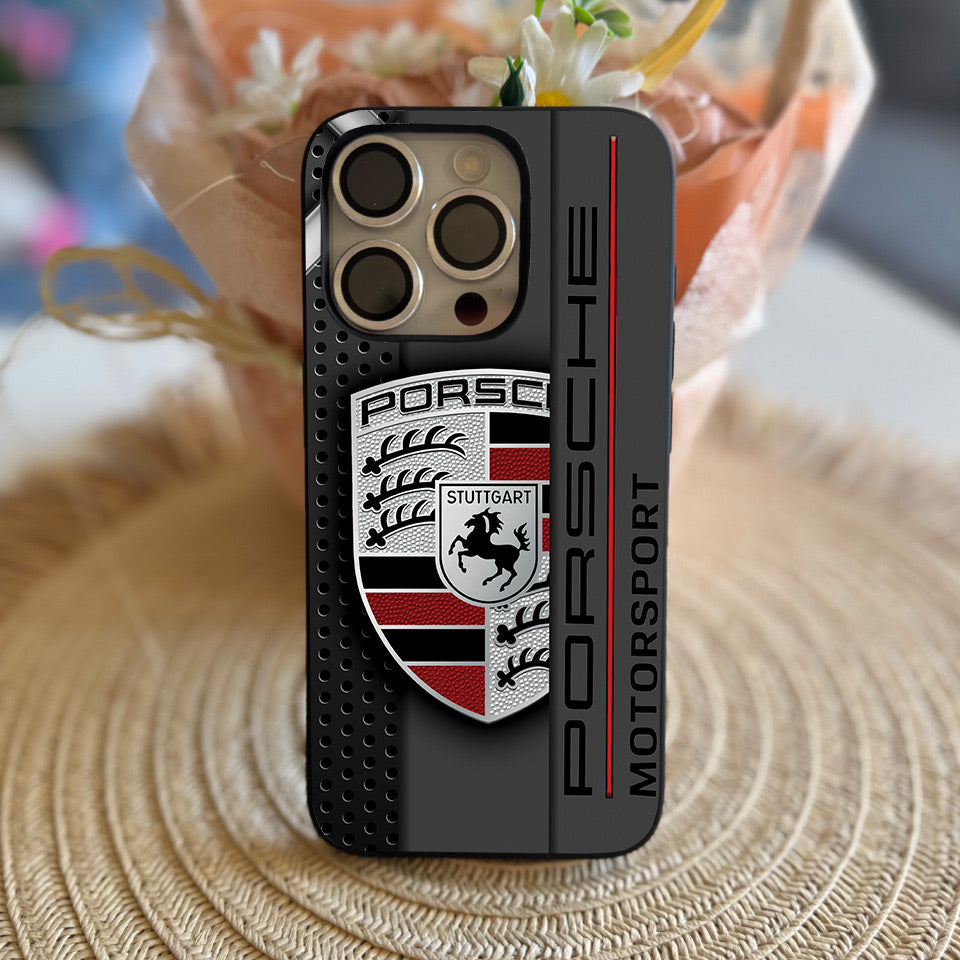 🛡 Shockproof Porsche iPhone Case – Extra Grip & Scratch Resistance