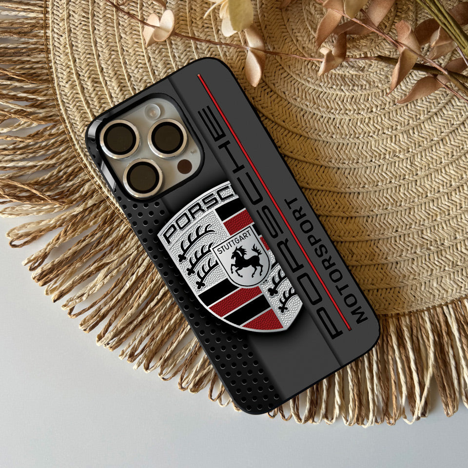 🛡 Shockproof Porsche iPhone Case – Extra Grip & Scratch Resistance