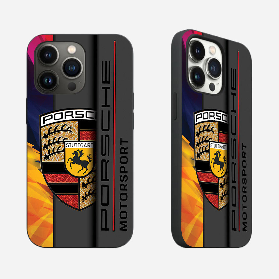 🎯 Perfect Fit Porsche iPhone Case – Full Access to Buttons & Ports