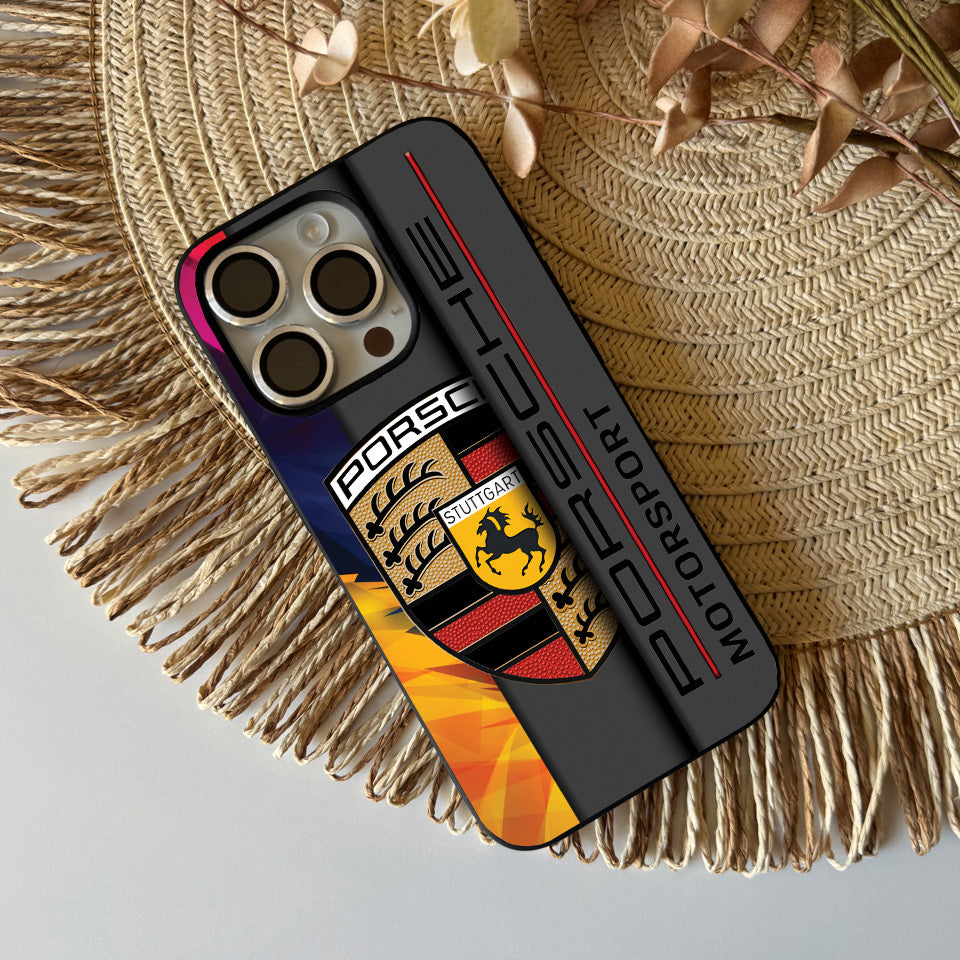 🎯 Perfect Fit Porsche iPhone Case – Full Access to Buttons & Ports