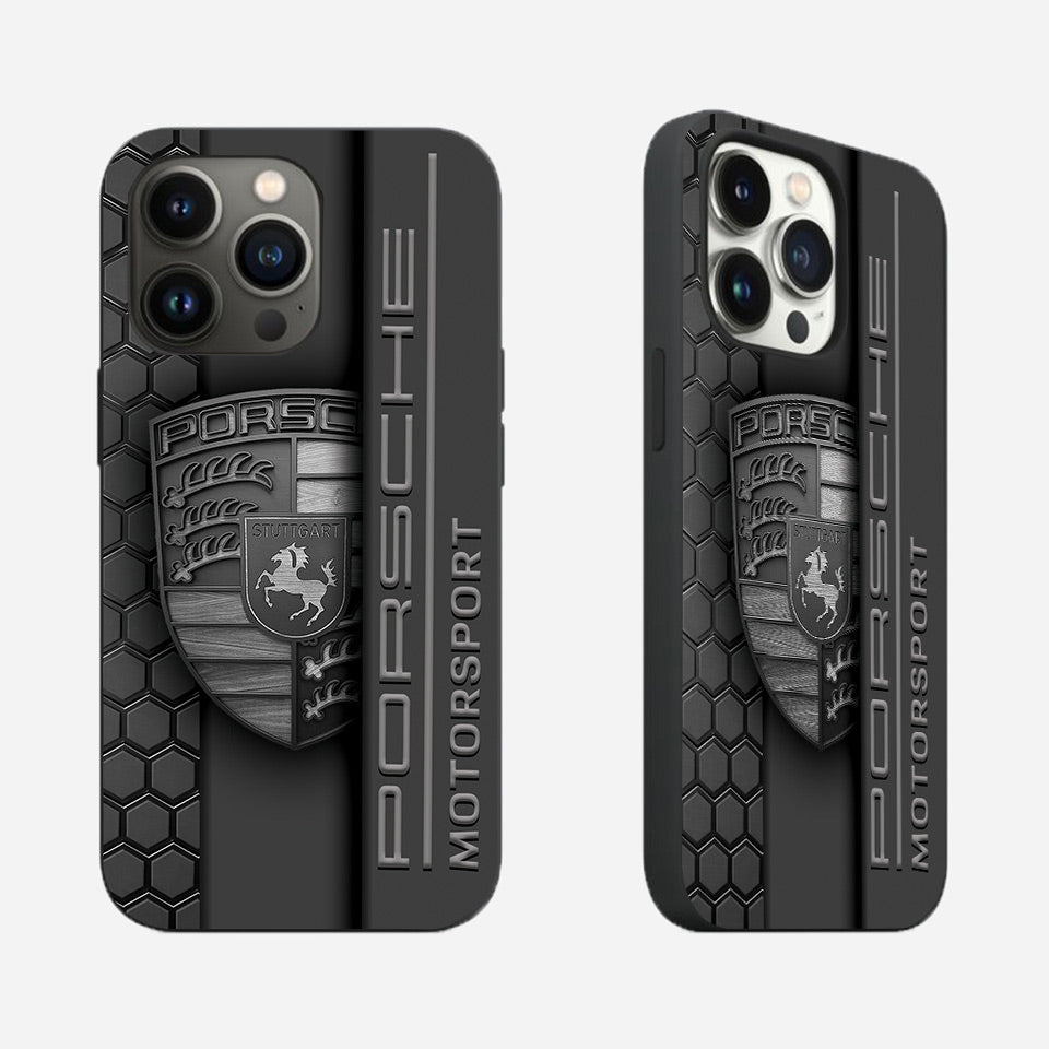 🌟 Exclusive Porsche iPhone Cover – Lightweight & Motorsport Inspired