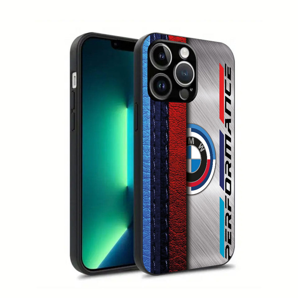 🏎 BMW Racing iPhone Case – Premium Silicone for Speed Lovers