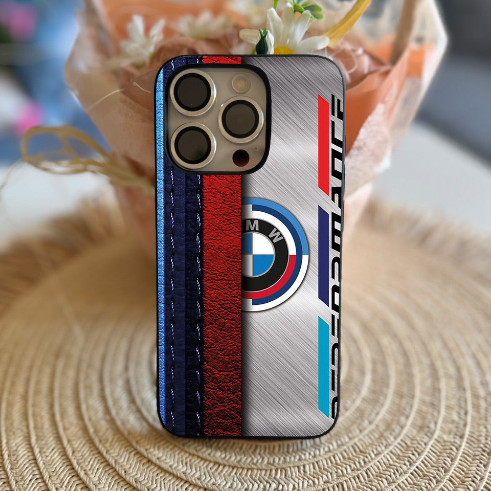 🏎 BMW Racing iPhone Case – Premium Silicone for Speed Lovers