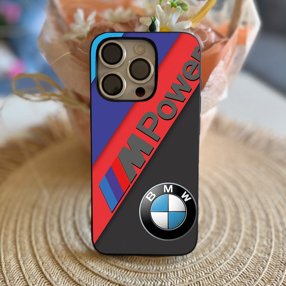 🏎 BMW Racing iPhone Case – Premium Silicone for Speed Lovers