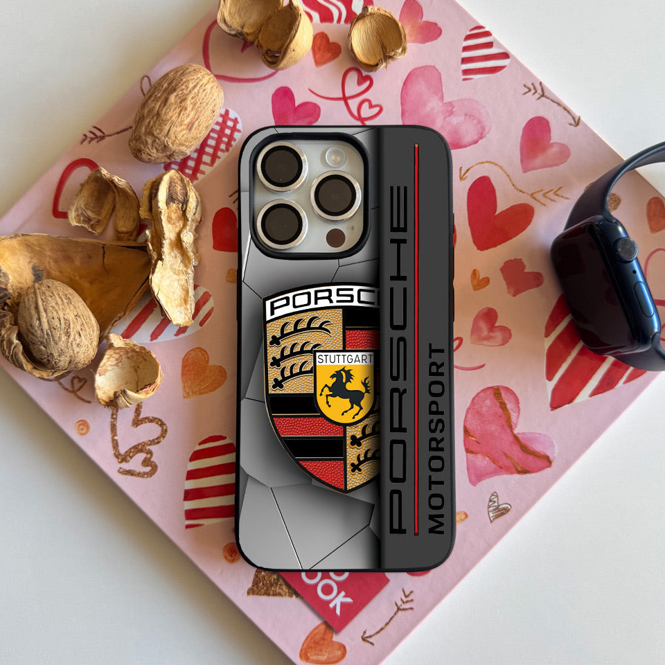 🔥 Premium Porsche iPhone Cover – Motorsport Passion in Your Pocket