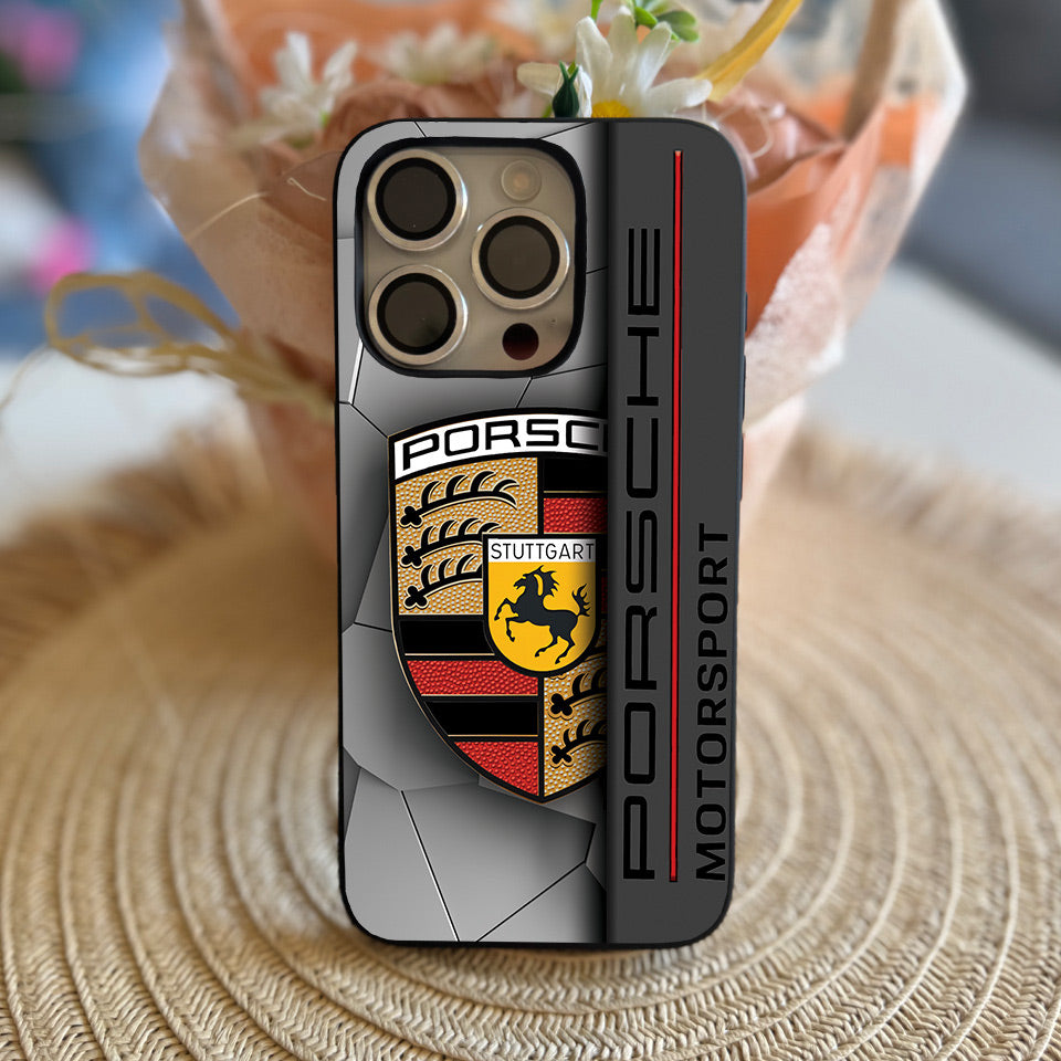 🔥 Premium Porsche iPhone Cover – Motorsport Passion in Your Pocket