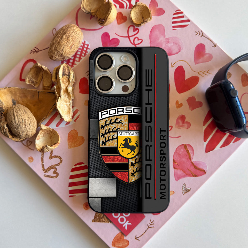 🏁 Ultimate Porsche iPhone Case – Sporty, Shockproof & Stylish