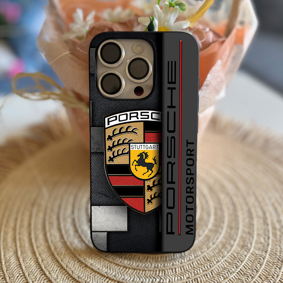 🏁 Ultimate Porsche iPhone Case – Sporty, Shockproof & Stylish