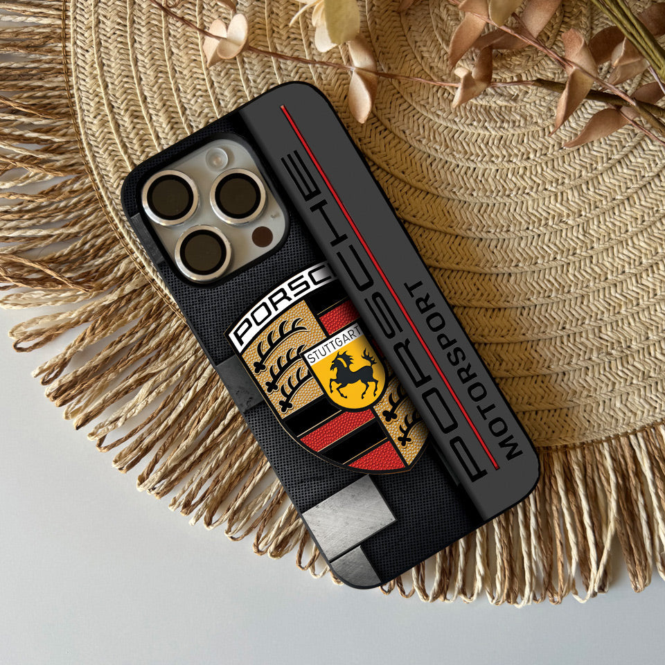 🏁 Ultimate Porsche iPhone Case – Sporty, Shockproof & Stylish