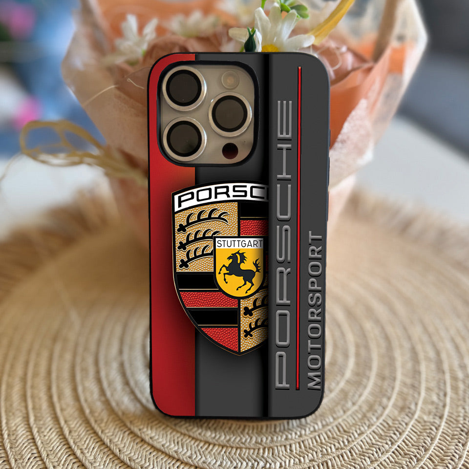 💥 Porsche Silicone iPhone Case – Classic Design, Maximum Protection