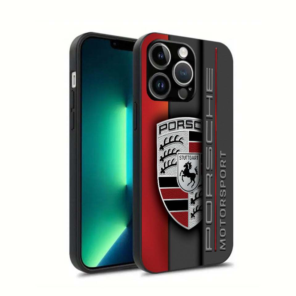 🏎 Porsche Racing iPhone Case – Premium Silicone for Speed Lovers