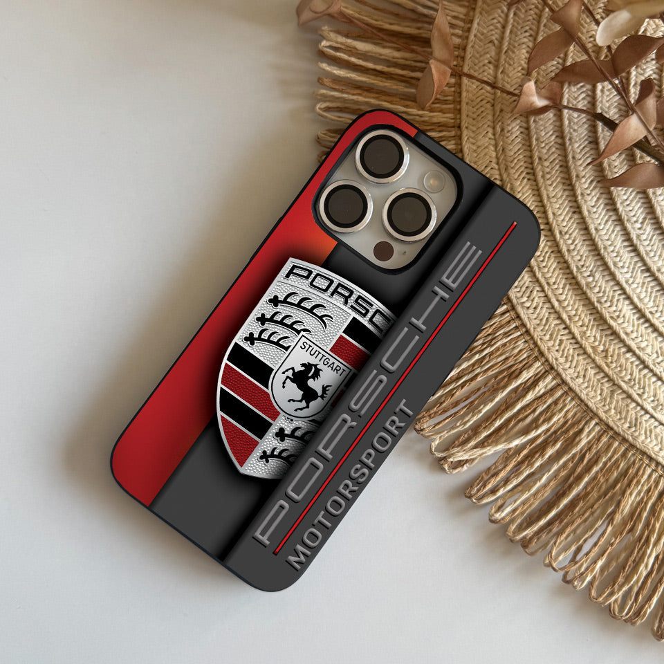 🏎 Porsche Racing iPhone Case – Premium Silicone for Speed Lovers