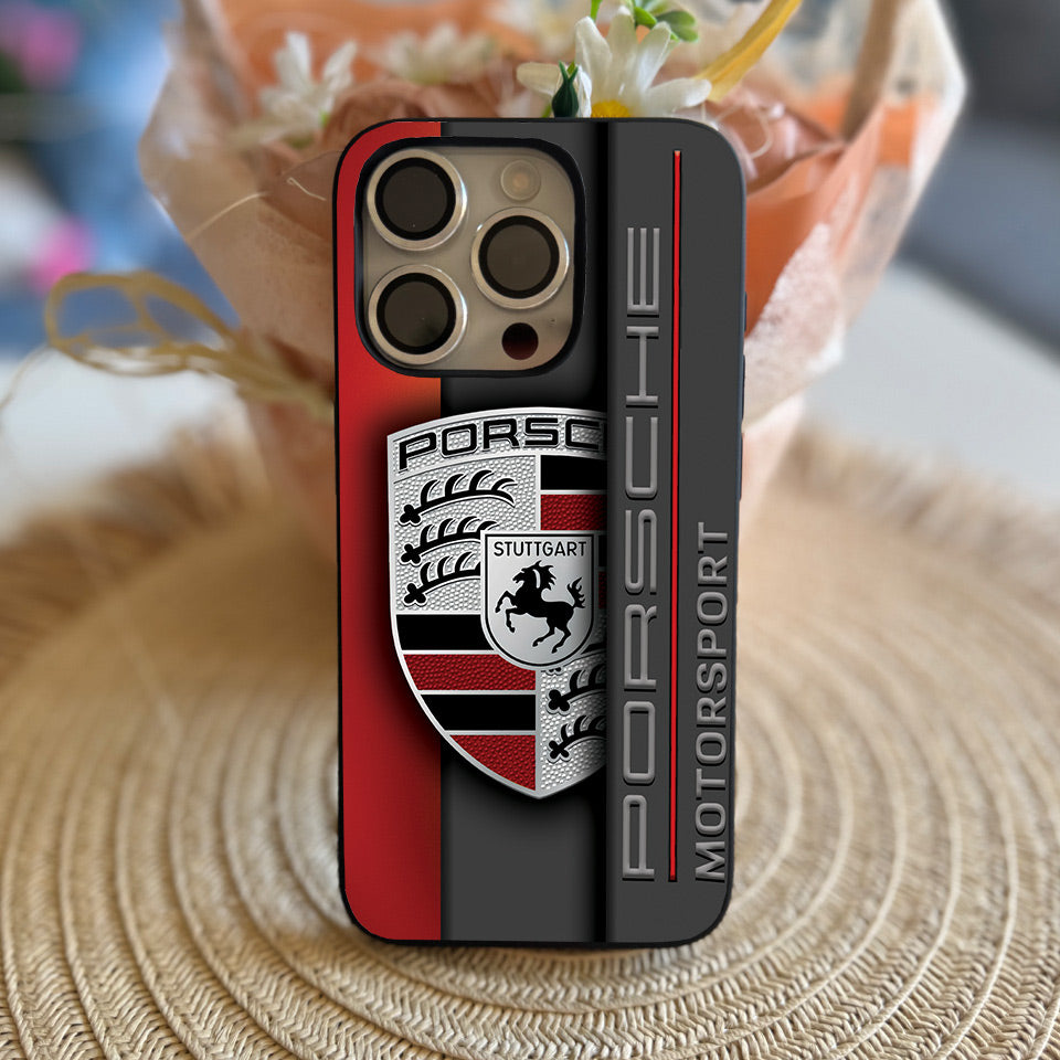 🏎 Porsche Racing iPhone Case – Premium Silicone for Speed Lovers