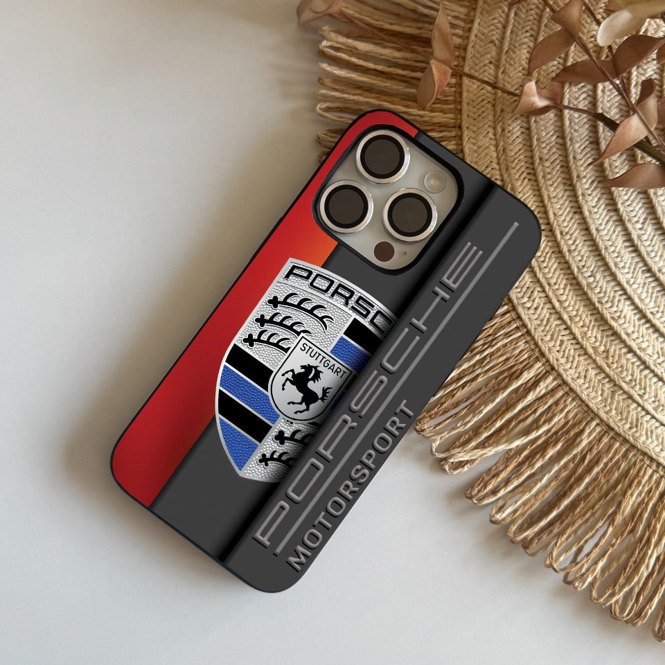 🏆 Porsche GT3 iPhone Case – Motorsport Edition, Fade-Resistant UV Print