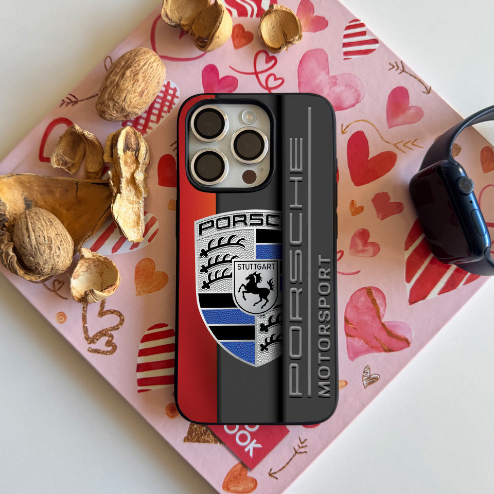 🏆 Porsche GT3 iPhone Case – Motorsport Edition, Fade-Resistant UV Print