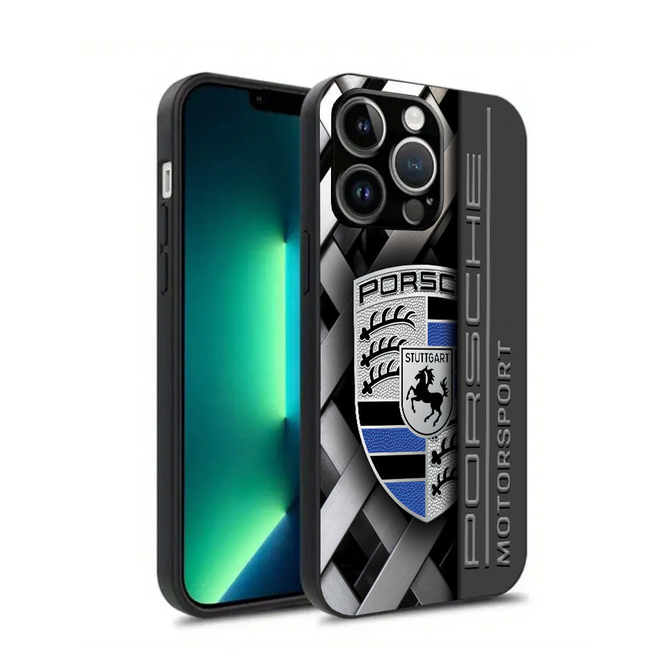 ⚡️ Porsche Turbo iPhone Case – Shockproof, Wireless Charging Compatible