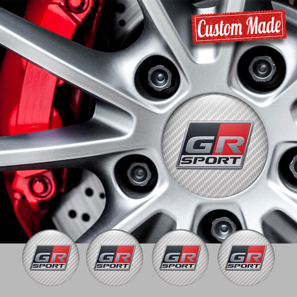 TOYOTA GR Emblems for Wheel Center Caps